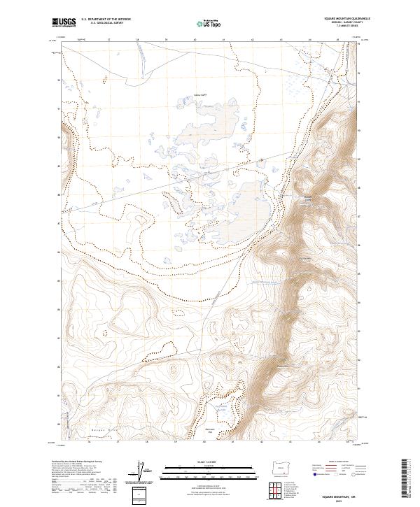 Square Mountain topographic map thumbnail