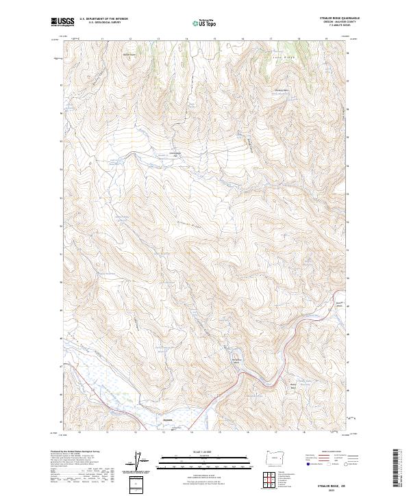 Stemler Ridge 2023 topographic map thumbnail