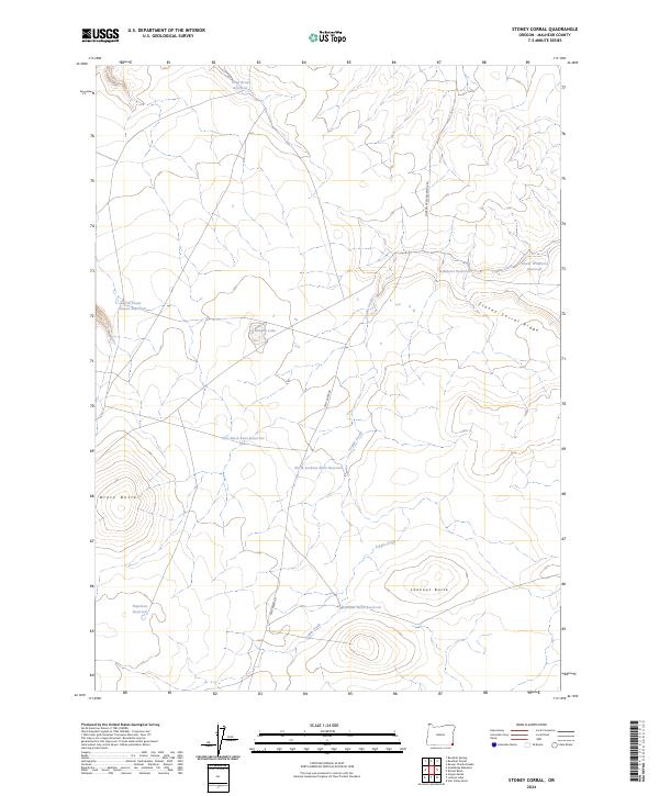 Stoney Corral 2024 topographic map thumbnail
