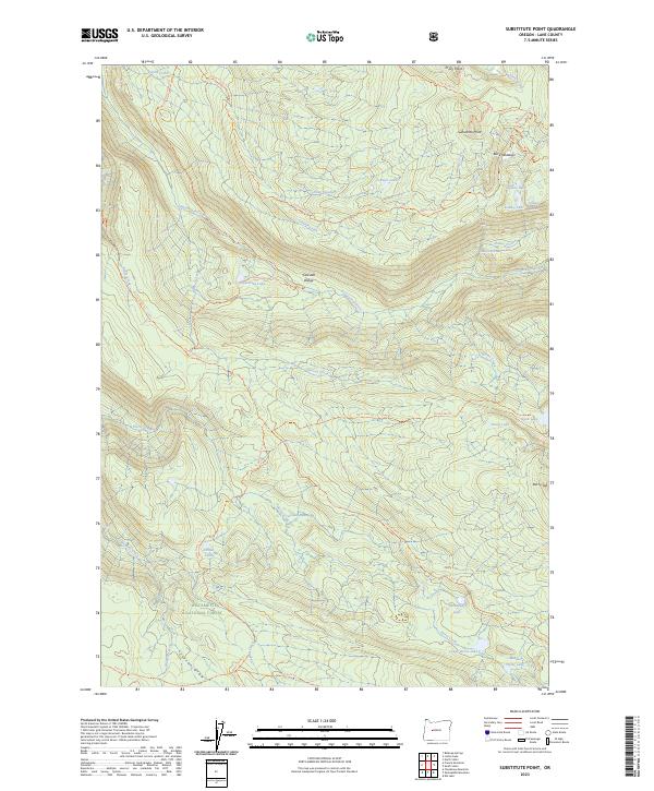 Substitute Point 2023 topographic map thumbnail