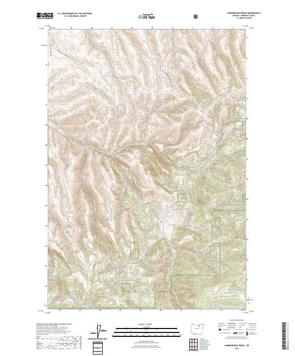 Summerfield Ridge 2024 topographic map thumbnail