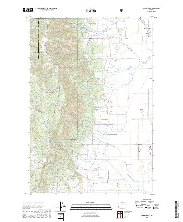 Summerville topographic map thumbnail