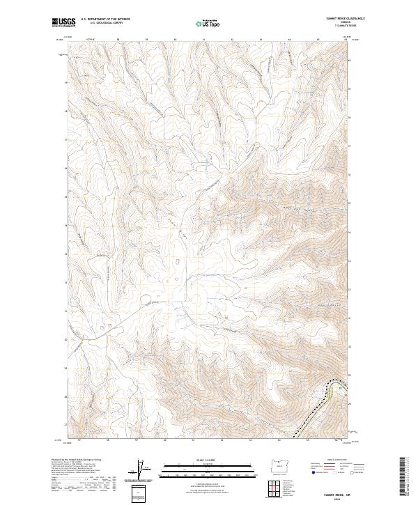 Summit Ridge 2024 topographic map thumbnail