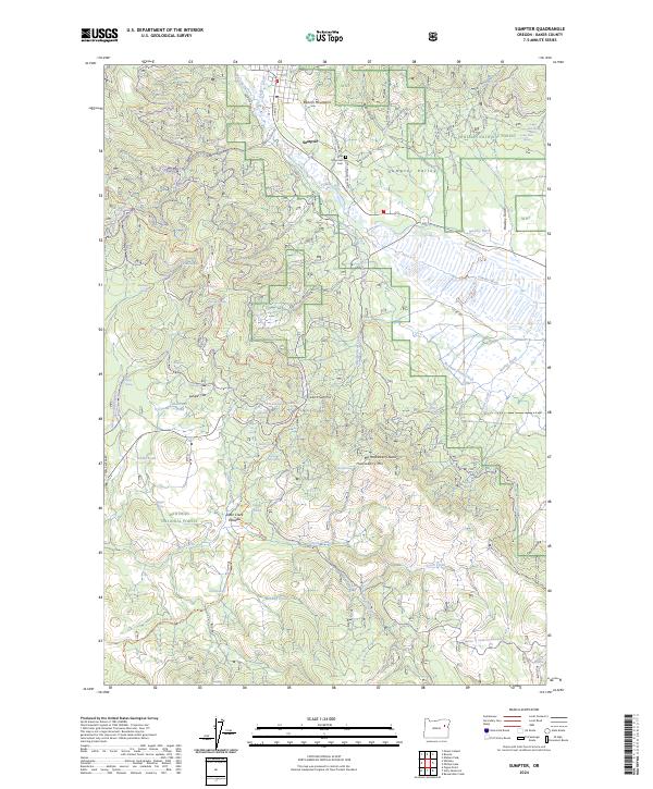 Sumpter 2024 topographic map thumbnail