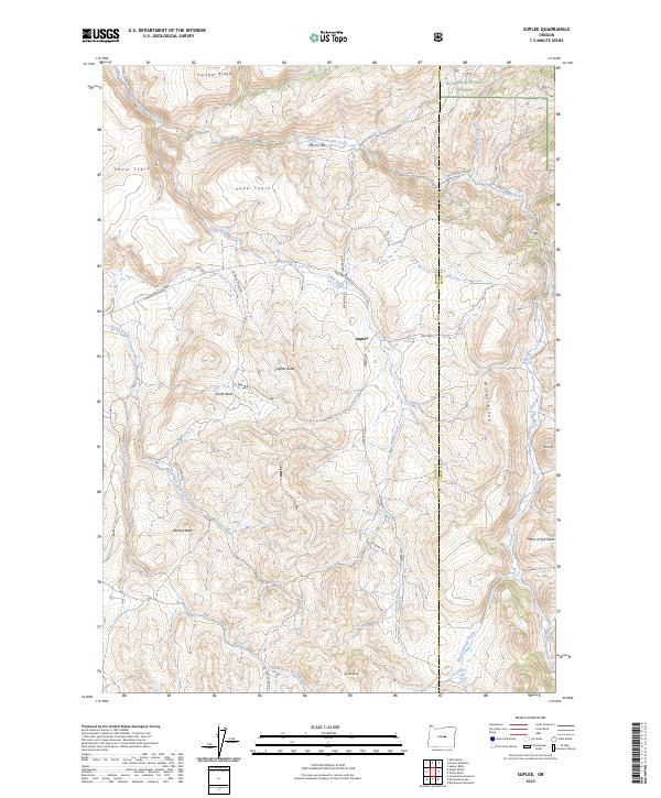 Suplee 2023 topographic map thumbnail