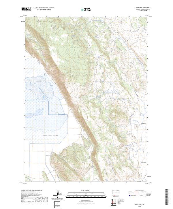 Swan Lake topographic map thumbnail