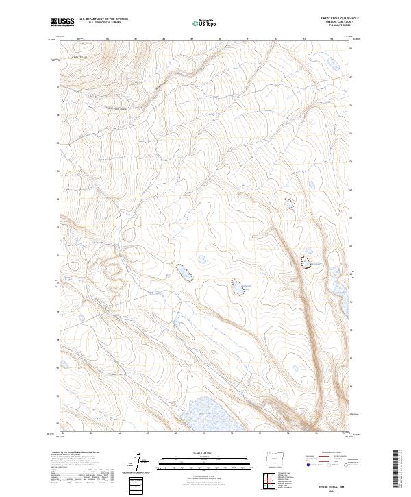 Swede Knoll topographic map thumbnail