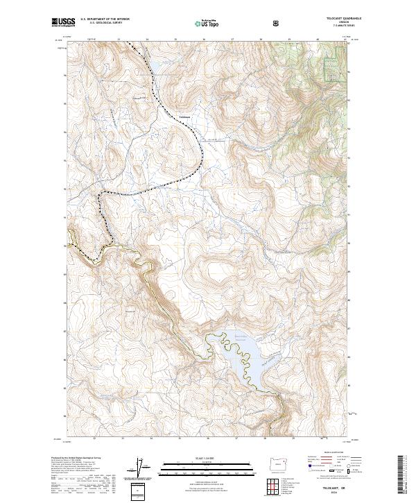Telocaset 2024 topographic map thumbnail