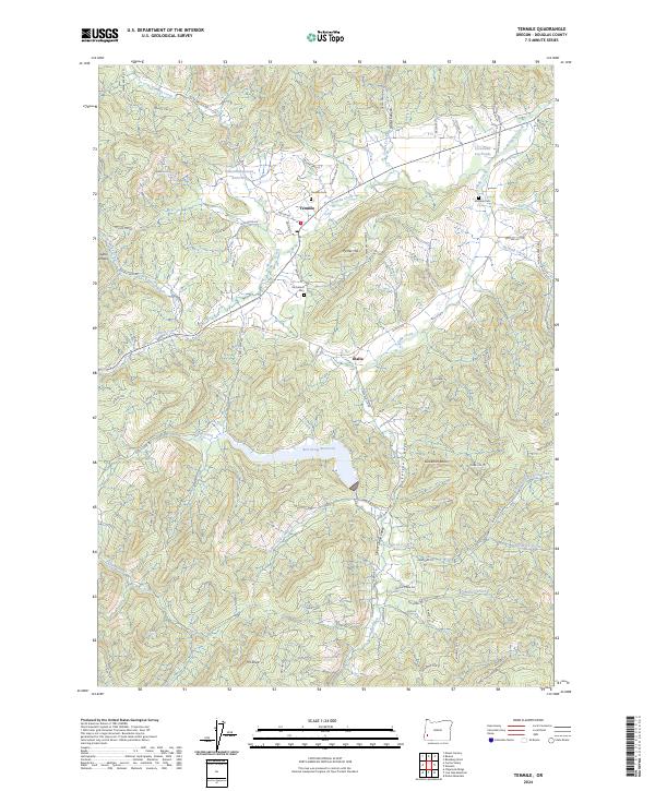 Tenmile 2024 topographic map thumbnail