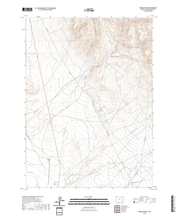 Tenmile Ranch 2023 topographic map thumbnail