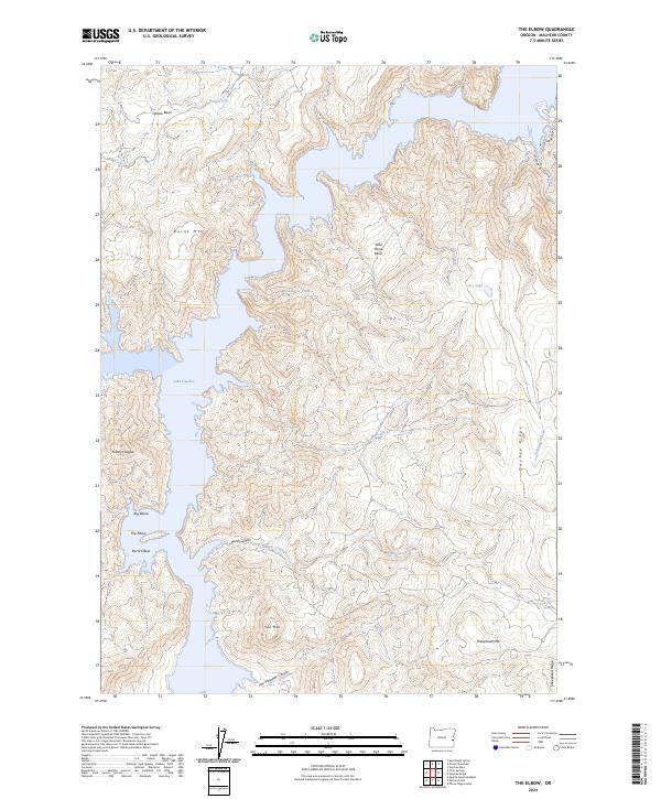 The Elbow 2024 topographic map thumbnail