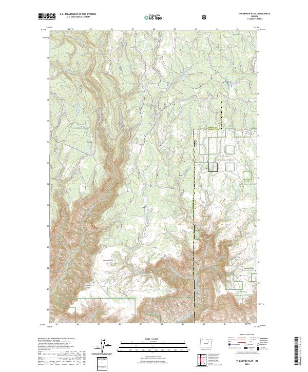 Thompson Flat 2024 topographic map thumbnail
