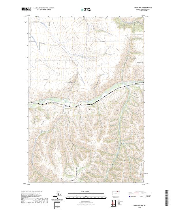Thorn Hollow 2023 topographic map thumbnail