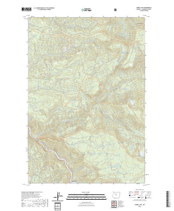 Three Lynx 2023 topographic map thumbnail