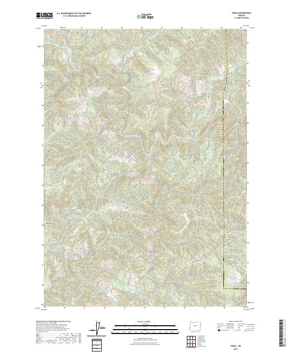 Tioga 2023 topographic map thumbnail