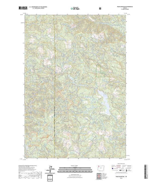 Trask Mountain 2024 topographic map thumbnail