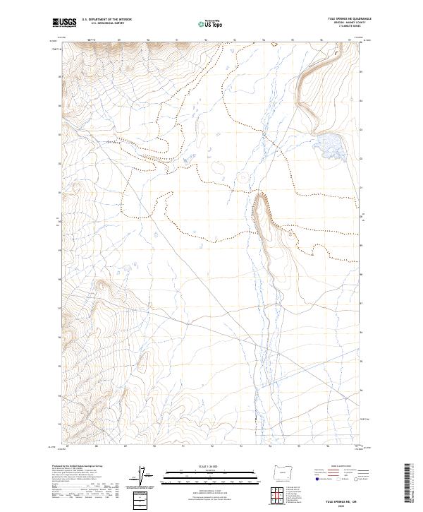 Tule Springs NE 2023 topographic map thumbnail
