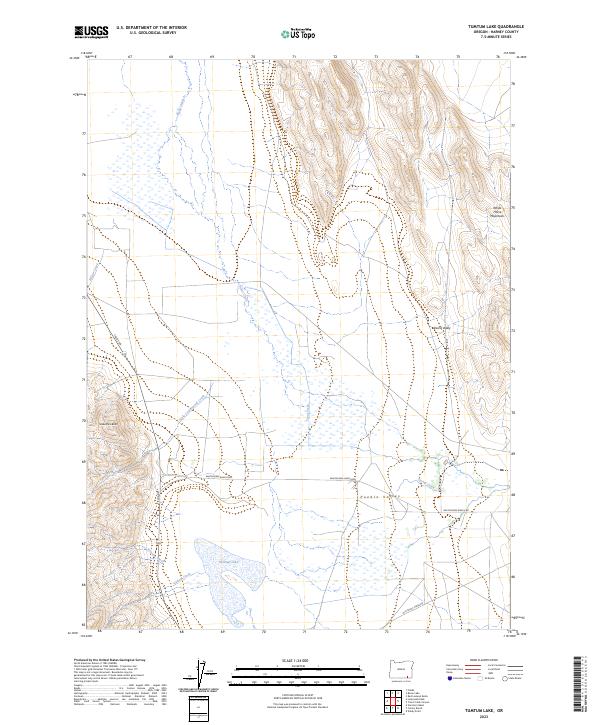 Tumtum Lake topographic map thumbnail