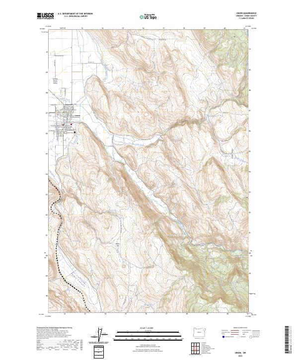 Union 2023 topographic map thumbnail