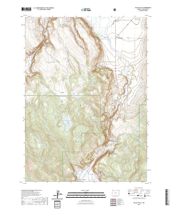 Valley Falls 2024 topographic map thumbnail