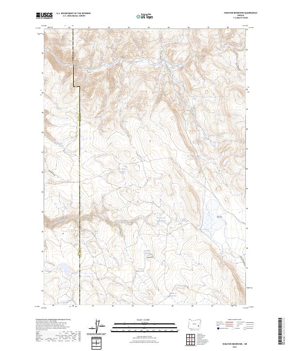Venator Reservoir 2023 topographic map thumbnail