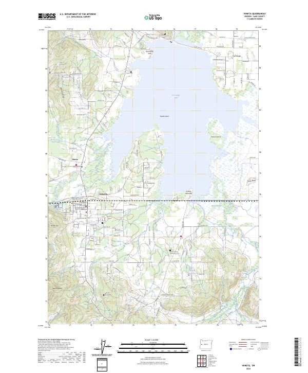 Veneta topographic map thumbnail