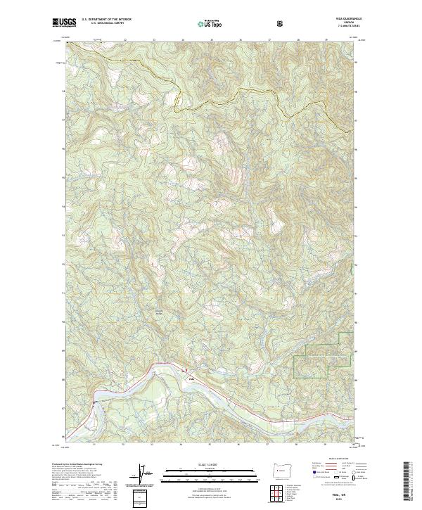 Vida 2023 topographic map thumbnail