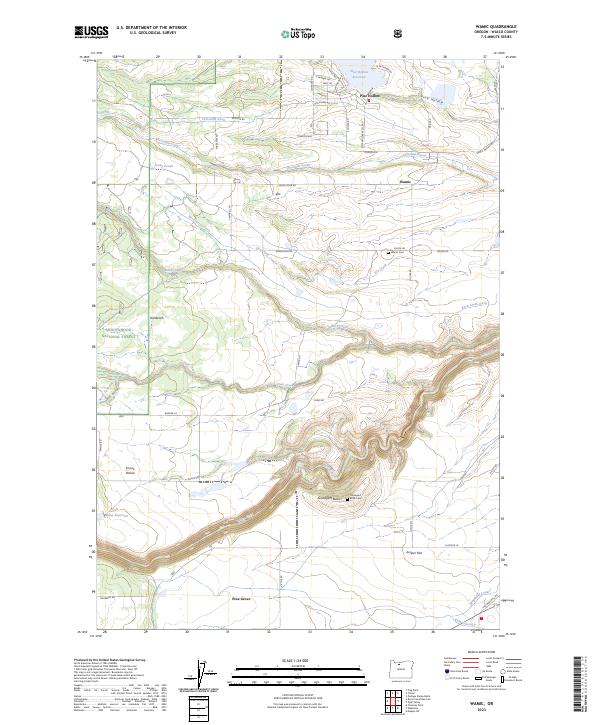 Wamic 2023 topographic map thumbnail