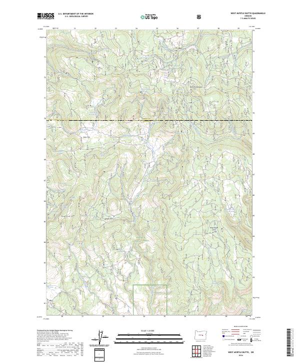 West Myrtle Butte topographic map thumbnail