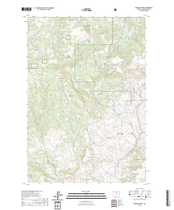 Wheeler Point 2023 topographic map thumbnail