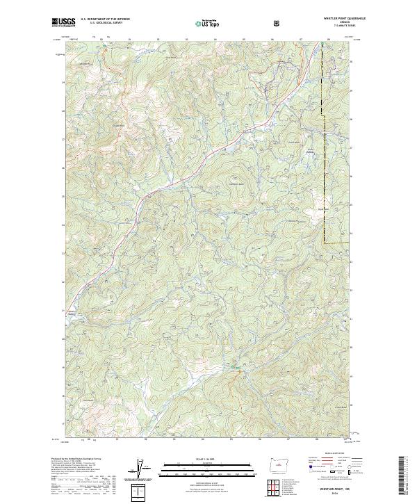 Whistler Point topographic map thumbnail
