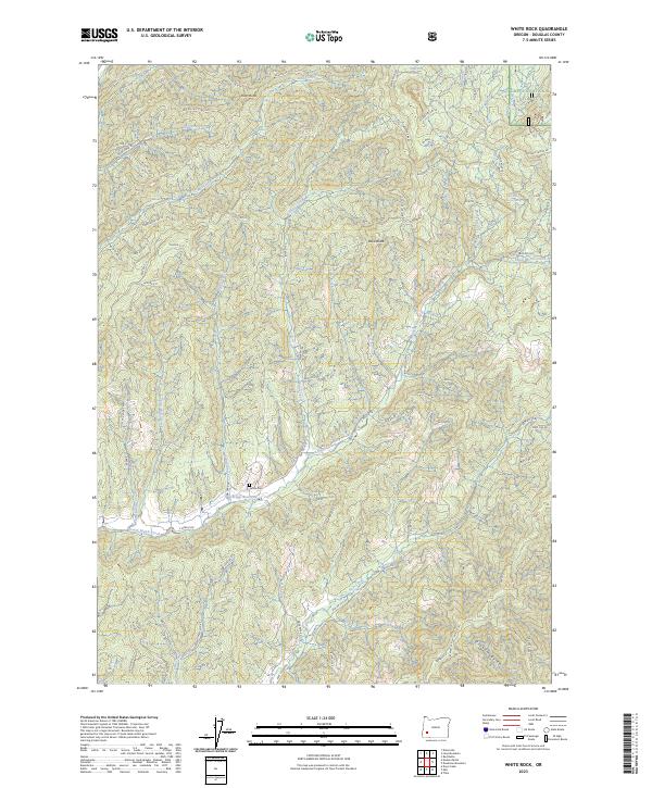 White Rock topographic map thumbnail