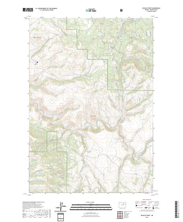 Wildcat Point 2023 topographic map thumbnail