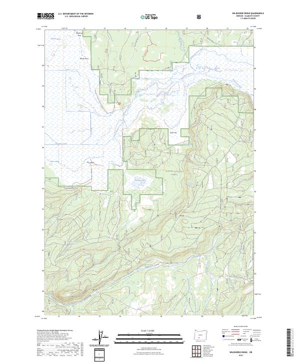 Wildhorse Ridge 2023 topographic map thumbnail