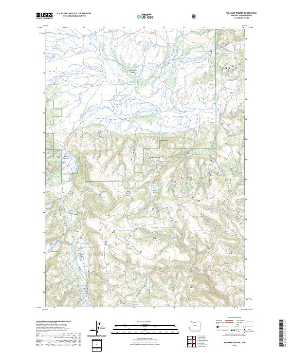 Williams Prairie 2024 topographic map thumbnail