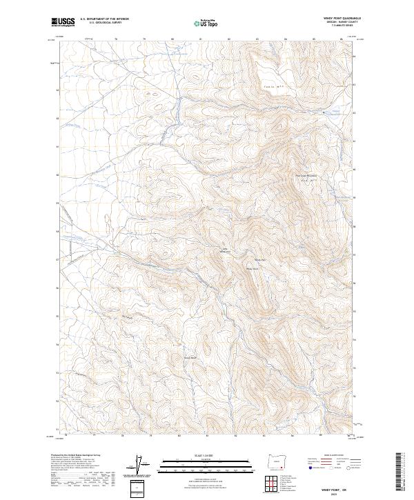 Windy Point 2023 topographic map thumbnail