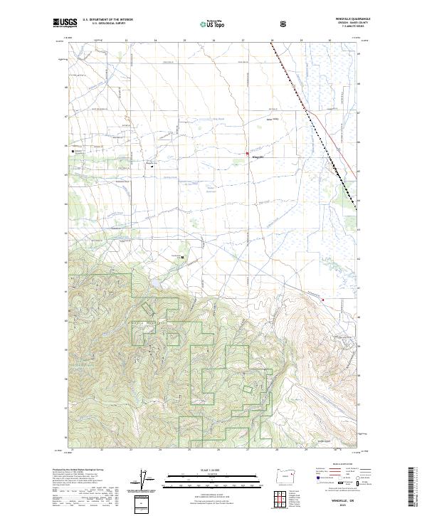 Wingville 2023 topographic map thumbnail