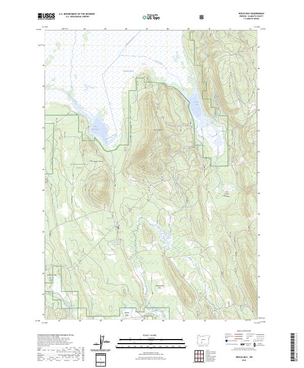 Wocus Bay 2023 topographic map thumbnail