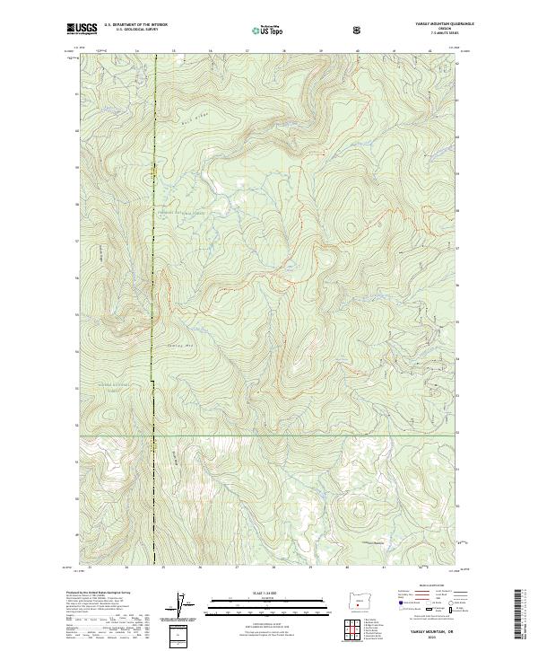 Yamsay Mountain topographic map thumbnail