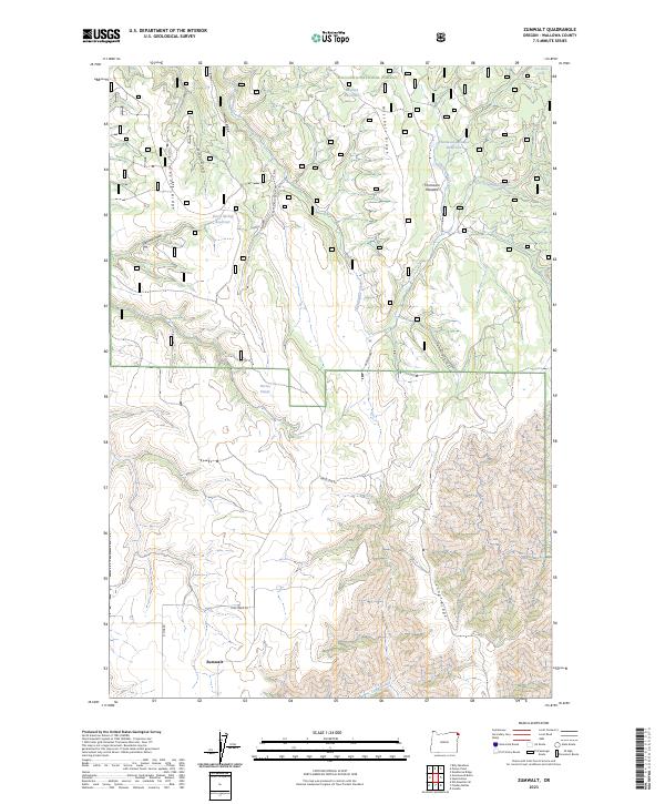 Zumwalt topographic map thumbnail