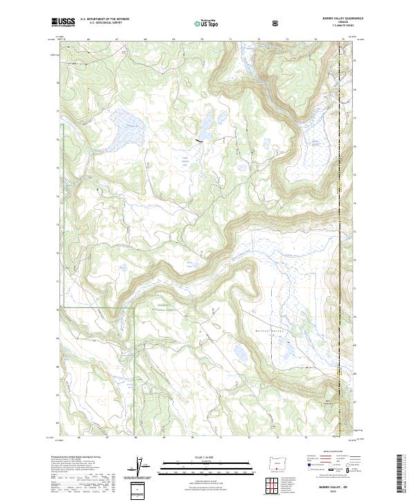 Barnes Valley 2023 topographic map thumbnail