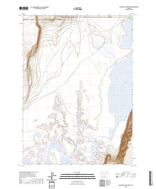 Bluejoint Lake West topographic map thumbnail