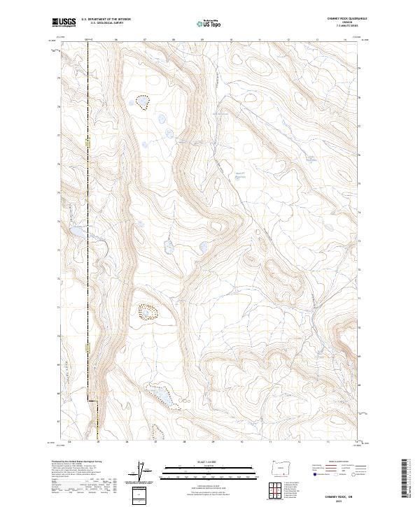 Chimney Rock topographic map thumbnail
