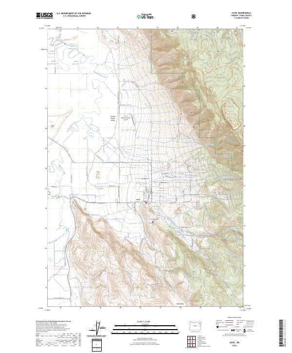 Cove topographic map thumbnail