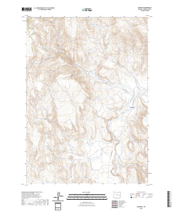 Dunnean topographic map thumbnail