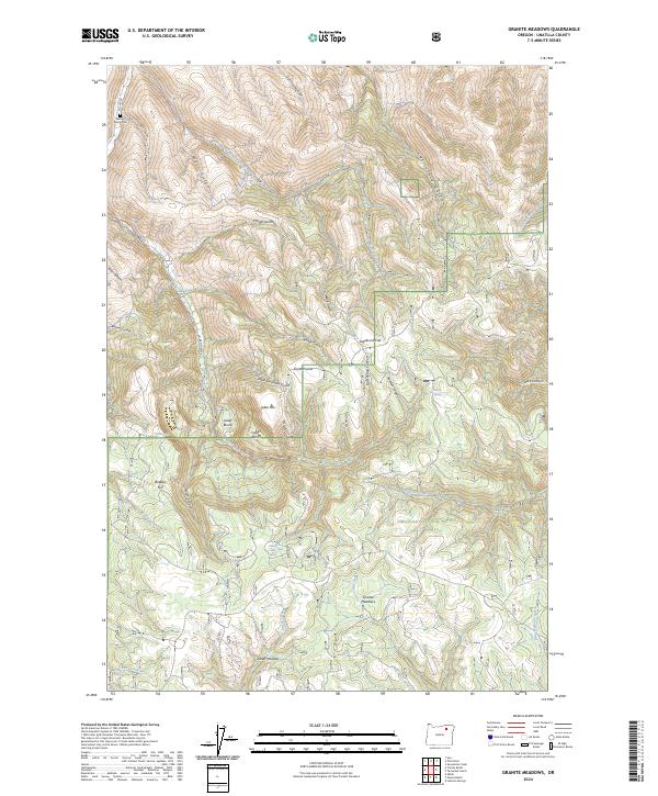 Granite Meadows topographic map thumbnail