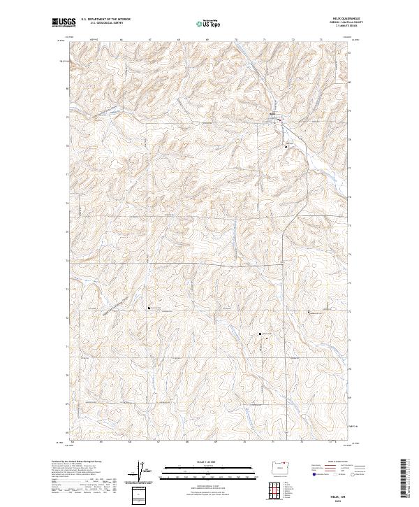 Helix topographic map thumbnail