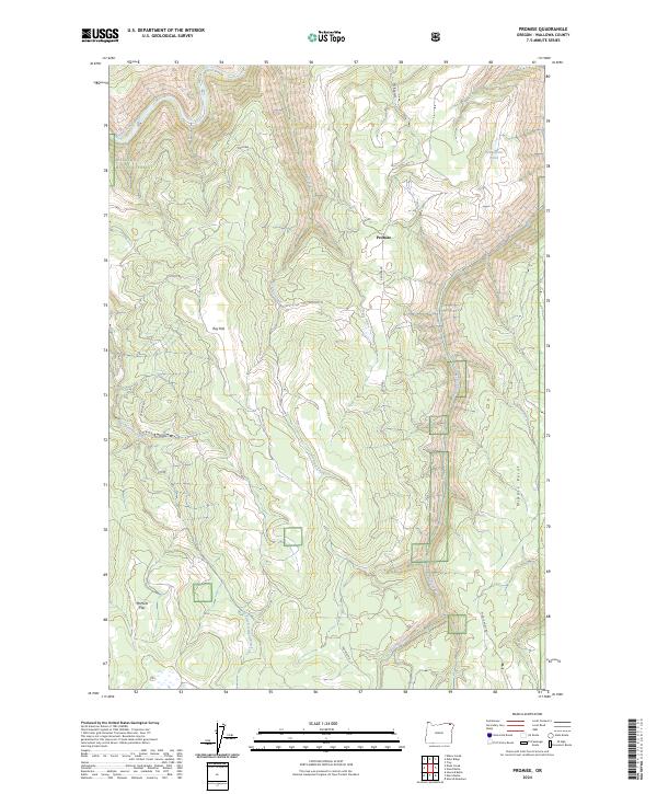 Promise 2024 topographic map thumbnail