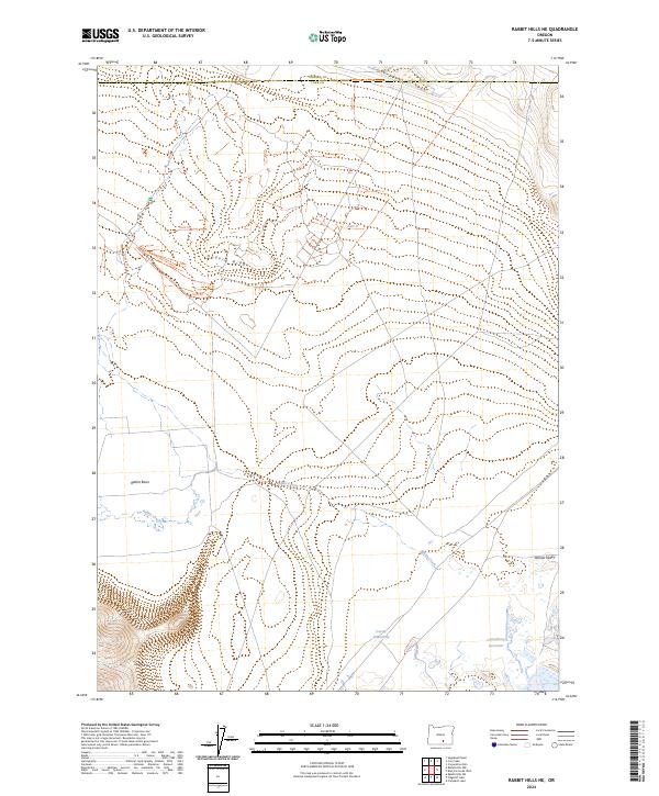 Rabbit Hills NE 2024 topographic map thumbnail