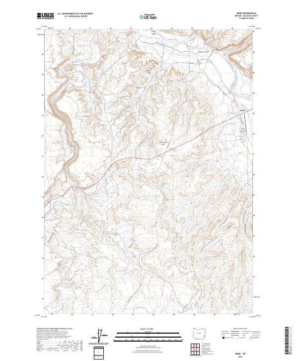 Rome 2023 topographic map thumbnail
